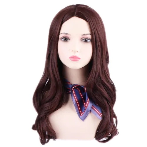 Vista 18 de COSPLAZA Cosplay Pelucas Moda Corto Azul Anime Cabello Elegante Mujer Fiesta Peluca