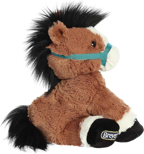 Vista 3 de Aurora Exquisito animal de peluche Breyer Bridle Buddies Bay Horse – Detalles realistas para juegos imaginativos – Perfecto para niños, adultos