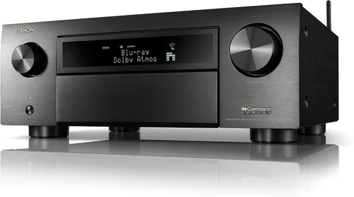 Vista 6 de Denon AVR-X1700H Receptor AV de 7.2 canales - 80W/canal, video HDMI 8K avanzado con eARC, Dolby Atmos, DTS:X, HEOS integrado, control de voz