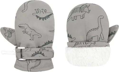 Vista 19 de QikQik Guantes de invierno impermeables para niños pequeños - Guantes de nieve para bebés
