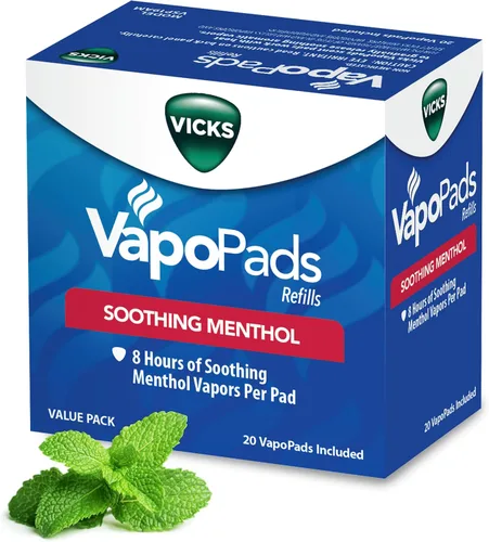 Vista 12 de Vicks VapoPads Sleepy Time Comfort - Almohadillas de vapor para humidificadores e inhaladores de vapor, romero, lavanda y eucalipto, paquete de 40