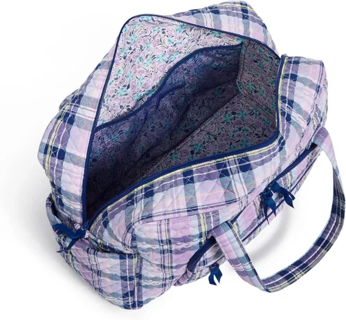 Vista 3 de Vera Bradley - Bolsa de viaje de fin de semana Weekender de algodón para mujer