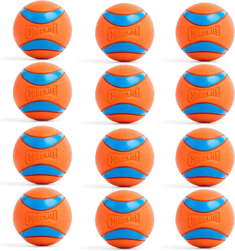 Vista 13 de Chuckit! Ultra Ball Juguete para Perros - Pelotas Saltarinas de Buscar Medianas para Perros de 20-60 libras - Hecho de Goma Duradera - Juguetes