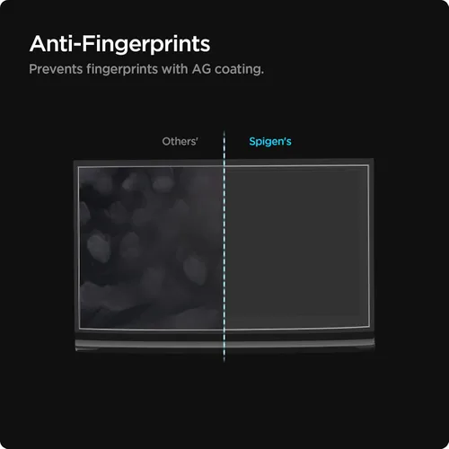 Vista 7 de Spigen Protector de pantalla mate para Q8 E-tron (2019-24), Q7 y Q8
