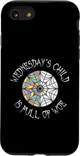 Vista 18 de Wednesday's Child Full of Woe - Carcasa redonda para iPhone 16