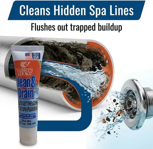 Vista 2 de Producto de purga de limpieza de spa Waters Choice Clean & Drain