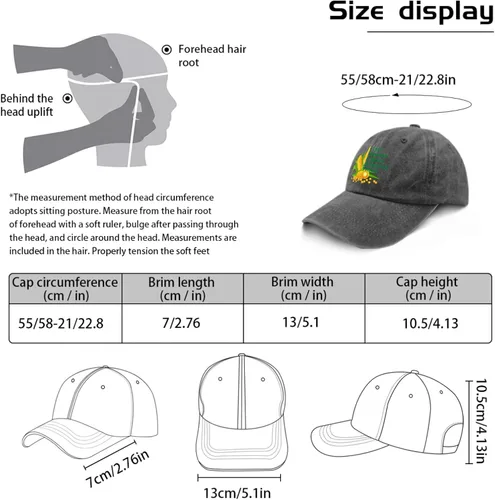 Vista 3 de ruio Corn Hats for Men Baseball Cap Dad Hats for Women I Ccant Imaginne A Morer Beautifful Thingg Cap
