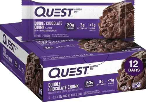 Vista 15 de Quest Nutrition - Barra de proteínas, pastel de limón, 12 unidades 4g Net Carbs, 1g Sugar, Gluten Free, High Quality Protein, Soft and Chewy