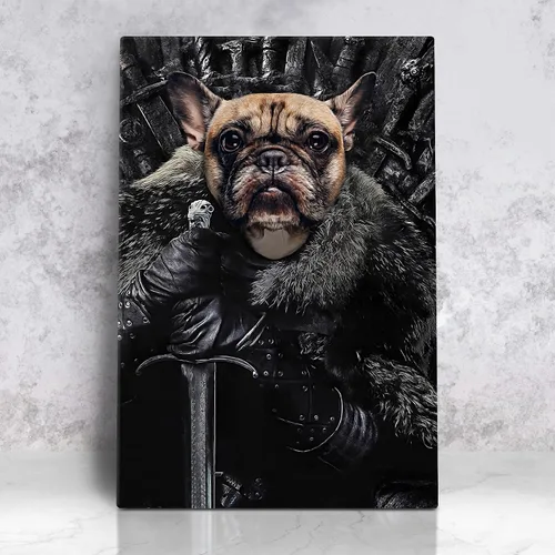 Vista 66 de Awesometik Impresión en lienzo personalizada retrato real de mascota a partir de foto, retrato personalizado del Renacimiento, retratos, retratos 20