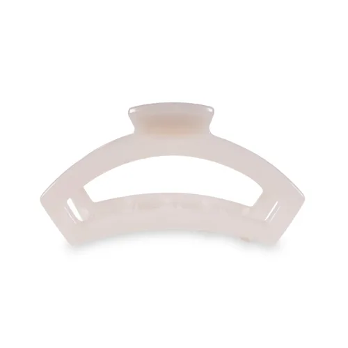 Vista 9 de TELETIES - Pinza para cabello media abierta - Para cabello de fino a medianamente grueso - Agarre fuerte, dientes flexibles, diseño de recorte