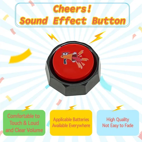 Vista 3 de Altavoz - Efectos de sonido de bocina de aire y DJ, emoji divertidos y botones extravagantes