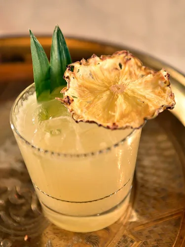 Vista 5 de Cocktail Garnish Co. Piña deshidratada, 15 rebanadas