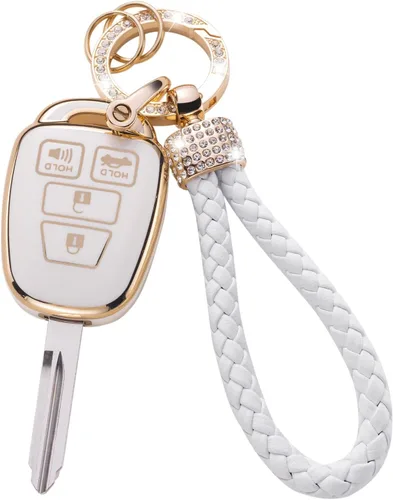 Vista 49 de Gematay Funda para llavero de Mercedes Benz con cordón, funda de TPU suave compatible con Mercedes Benz C E S M CLS CLK G Class Smart Key Holder