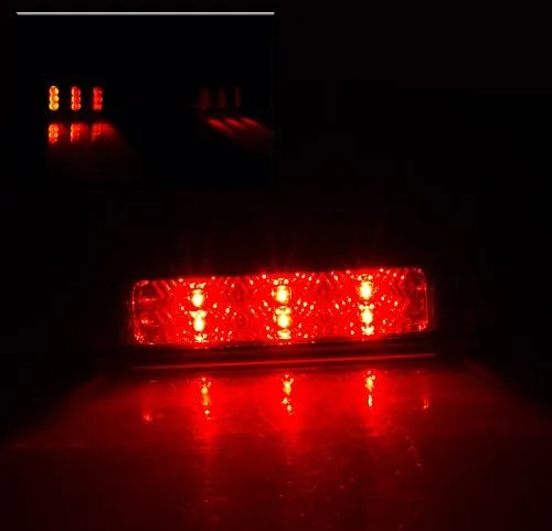 Vista 3 de Tercera luz de freno trasera LED para camioneta Chevy Silverado GMC Sierra, Rojo
