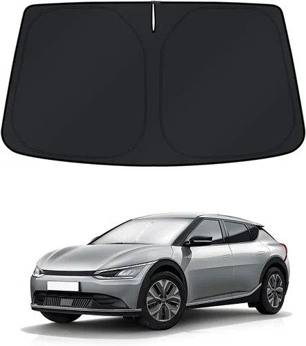 Vista 180 de KUST - Parasol plegable para parabrisas para BMW X1 E84, accesorios 2011 2012 2013 2014 2015, protector de visera de sol ajustable que bloquea