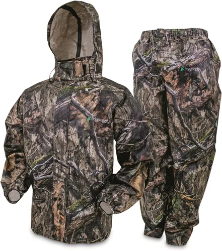 Vista 12 de FROGG TOGGS Traje de lluvia impermeable transpirable clásico de 3 capas para hombre, para todos los deportes Azul real/Negro