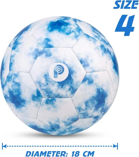 Vista 3 de Picador Balón de fútbol de tamaño 4, pelota de fútbol para niñas y niños de 6 a 8 a 12 años, para deportes al aire libre, pelota de entrenamiento