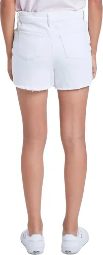 Vista 3 de YMI Pantalones cortos híbridos de mezclilla de talle alto