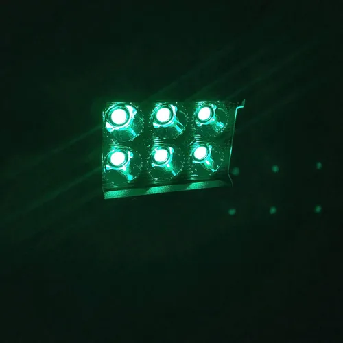 Vista 5 de Auxmotec Luces LED verdes de conducción de caza de 18 W, 4 pulgadas, barra de luz para todoterreno, camioneta, barco, tractor, pesca, caza