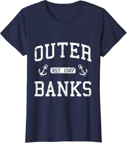 Vista 12 de Out-Banks NC North Carolina - Camiseta