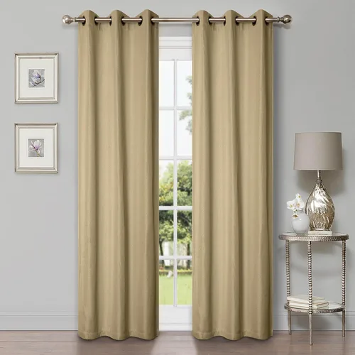 Vista 46 de Superior Linen Semi Blackout Curtains, Room Darkening, Bedroom, Drapes, Kitchen, Living Room Window Accents, Sun Blocking, Grommet Header, Classic