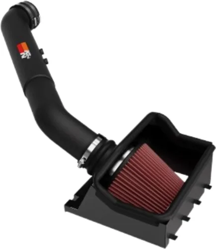 Vista 12 de K&N Sistema de admisión de aire frío: Filtro de aire de alto flujo, aumento del rendimiento y remolque: Compatible con Ford 2011-2015: F250, F350
