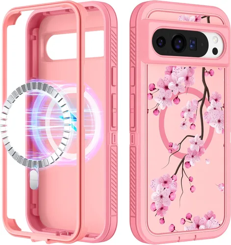 Vista 60 de Funda para Moto G 5G 2024 – Compatible con MagSafe para mujeres y niñas, bonita funda protectora magnética para teléfono, diseño femenino Kawaii