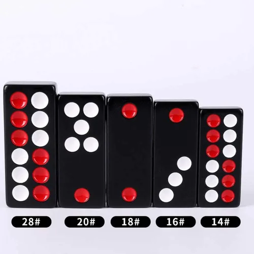 Vista 3 de Pai Gow Tiles - Juego de azulejos chinos Pai Gow, juego de azulejos de Pai Gow grande para adultos, tarjetas de frotamiento de mano para adultos