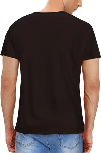 Vista 5 de Camiseta básica Henley de manga corta y larga para hombre