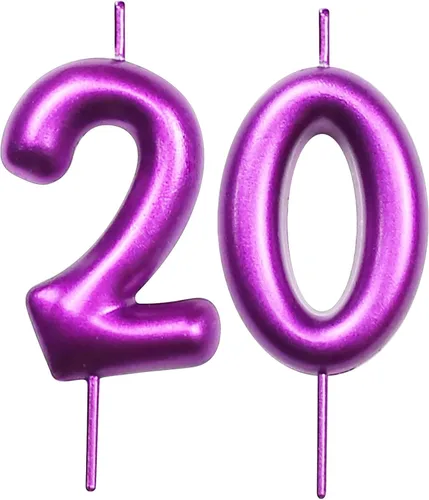 Vista 76 de DERVENTA Vela con números de 2.36 pulgadas, decoración perfecta para cumpleaños, brunch, postre, pastel, 1 pieza (número 0 rosa)