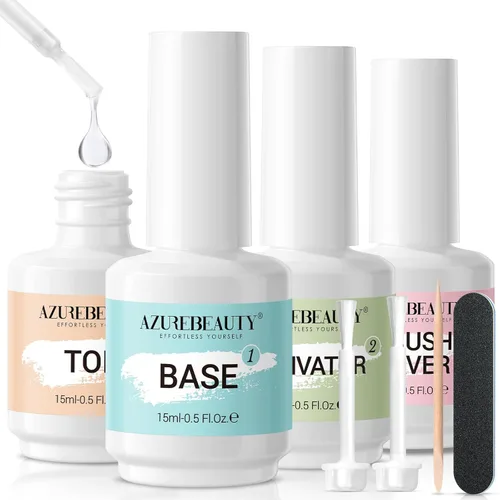 Vista 19 de AzureBeauty - Kit de 31 piezas de polvo de inmersión para uñas, otoño, invierno, rojo y verde con purpurina