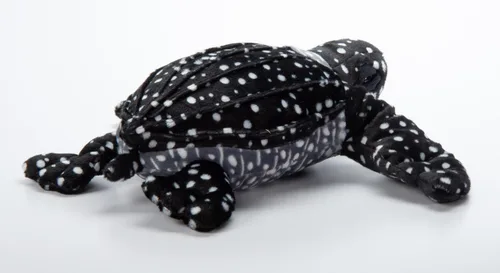 Vista 10 de The Petting Zoo Leatherback - Peluche de tortuga marina, regalos para niños, animales salvajes del océano Onez, juguete de peluche de tortuga marina