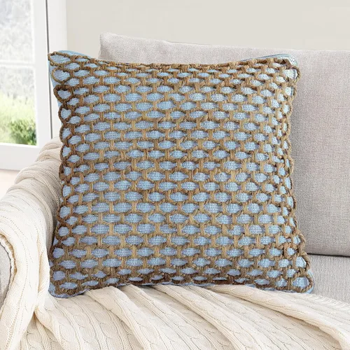 Vista 21 de Boho Living Jada - Funda decorativa para almohada, incluye acento, diseño tejido premium, decoración para sala de estar, (2) funda de almohada de 20