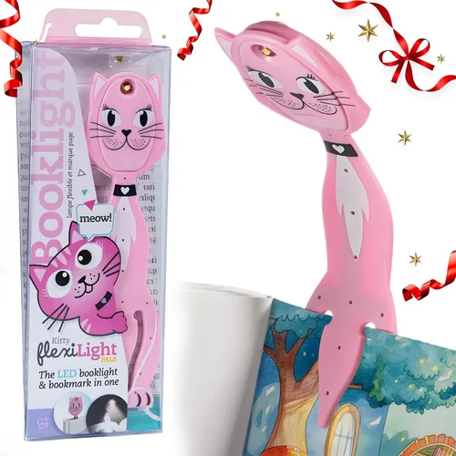Vista 20 de Flexilight Pal - Luz de lectura 2 en 1, marcapáginas, luz LED con clip, lámpara de lectura para niños y adultos, accesorios de libro de regalo