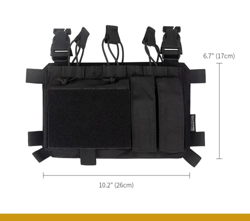 Vista 3 de OneTigris Triple Mag Pouch with Utility Pouch Tactical Placard