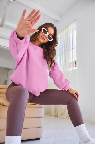 Vista 33 de EFAN Sudaderas de gran tamaño con cuello redondo Y2K para mujer, sudaderas con capucha para otoño, moda 2025, ropa para adolescentes y niñas, lindo