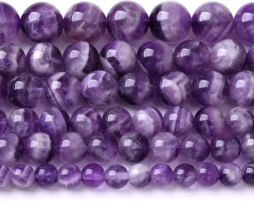Vista 7 de 4MM 86 piezas Cuentas sueltas de piedra natural de amazonita calcedonia para hacer joyería DIY Pulsera Collar 1 hebra