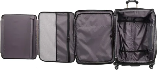 Vista 9 de Travelpro Crew Versapack - Maleta giratoria extensible Softside Negro azabache 407186901
