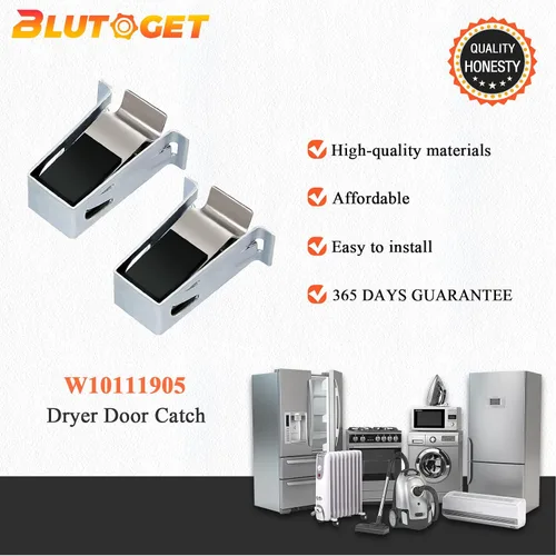 Vista 7 de W10111905 WPW10111905 - Cierre de puerta de secadora de Blutoget - Compatible con Ken-more May-tag Whirlpool Dryer Door Catch- Sustituye a