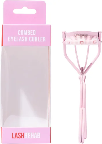 Vista 6 de Lash Rehab - Rizador de pestañas para pestañas perfectas, rizador de pestañas duradero y duradero con diseño ergonómico, seguro y suave para todas