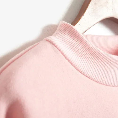 Vista 4 de iLH Sudadera básica para mujer, casual, de manga larga, sin botones, cuello redondo, suéter simple y cómodo para mujer