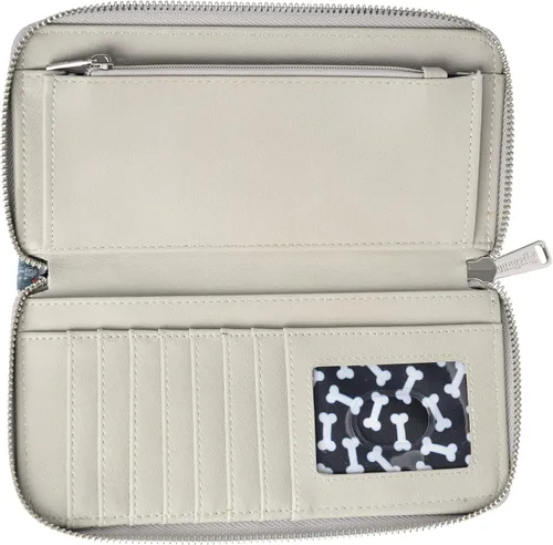 Vista 4 de Loungefly Cartera Disney Dogs con cremallera alrededor de piel sintética