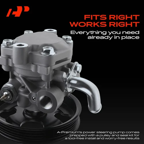 Vista 3 de A-Premium Bomba de dirección asistida, con polea, compatible con Chevrolet Tracker 1999-2004, Suzuki Vitara 1999-2004, 2.0L 2.5L, repuesto #