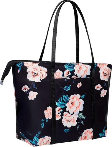 Vista 2 de Bolso de hombro floral para mujer, impermeable, para adolescentes, playa, escuela