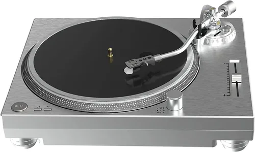 Vista 8 de DIGITNOW Tocadiscos de transmisión por correa de alta fidelidad, reproductor de discos de vinilo con cartucho magnético, conversión de vinilo a