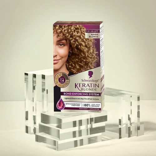 Vista 75 de Schwarzkopf Keratin - Tinte para el cabello rubio, 7.0 rubio ceniza oscuro, coloración permanente de calidad profesional, sistema de refuerzo