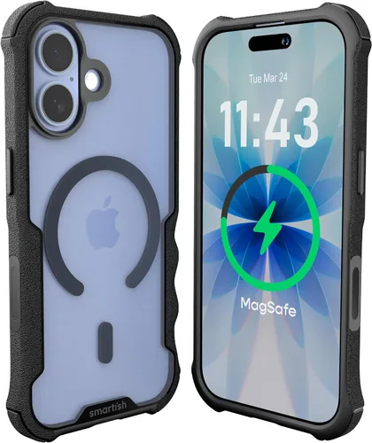 Vista 50 de Smartish Funda para iPhone 12 Pro Max Armor - Gripzilla [resistente + protectora] Funda de agarre delgada y resistente - Black Tie Affair