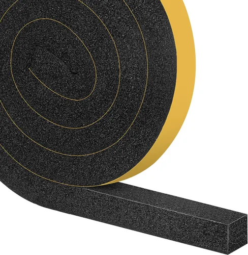 Vista 21 de Square Foam Weather Stripping for RV Doors & Extra Large Gaps 1x1In Sellos puertas de remolque, cámper y garaje, bloquea insectos, corrientes