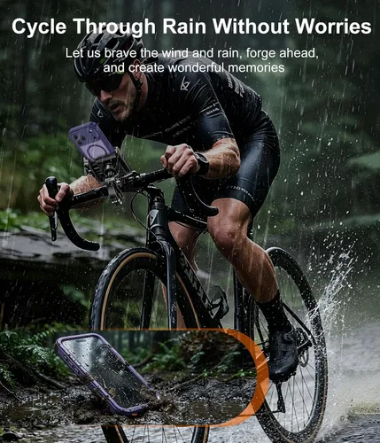 Vista 131 de Temdan - Funda impermeable diseñada para iPhone 12, protector de pantalla y cámara integrado IP68 bajo el agua, cuerpo completo, a prueba de caídas