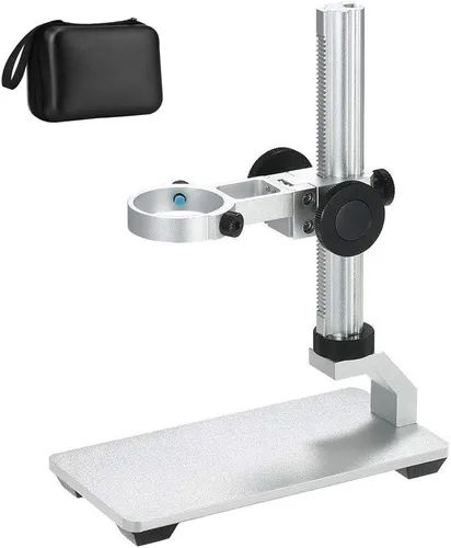 Vista 9 de Microscopio USB 1080P con soporte de metal, cámara de microscopio digital de mano 50X-1000X compatible con iPhone/Android/Windows/Mac